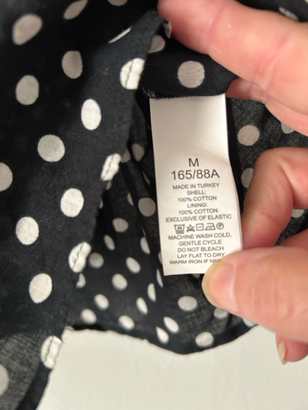 Kate Spade-Dot Dot Dot Smocked Top, Size M - Picture 12 of 13